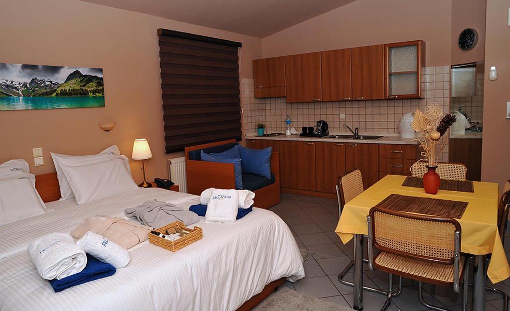 Platána Hotel Pelagos Studios מראה חיצוני תמונה